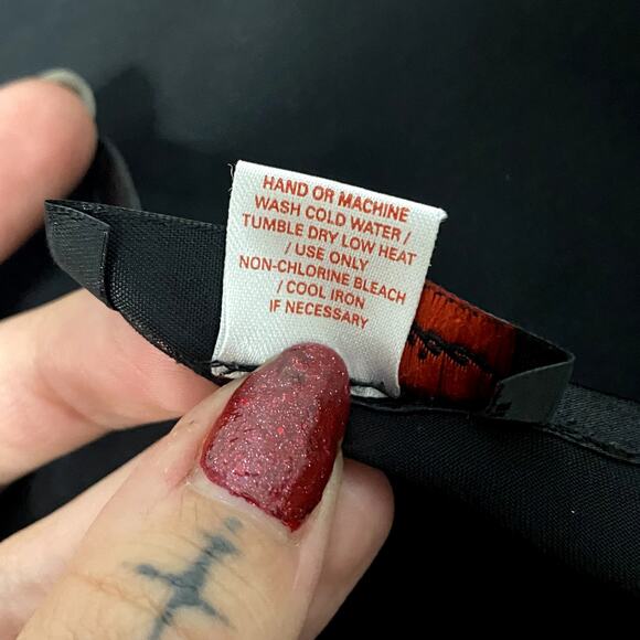 VTG Via Nicci Sheer Cowl Neckline Whimsygoth Fairy Dress - Picture 13 of 16